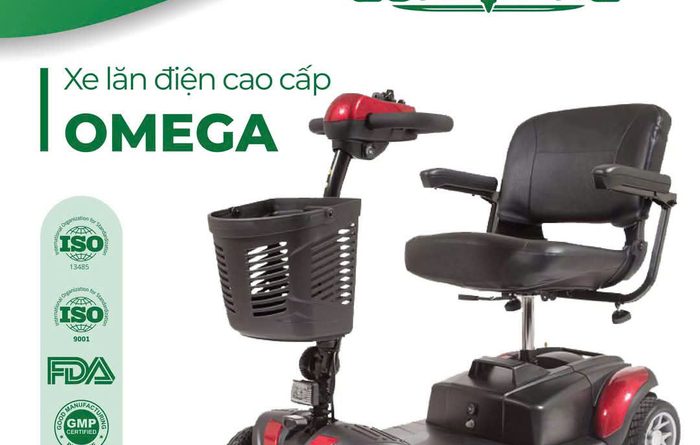 Xe lăn điện 4 bánh Eurocare Omega