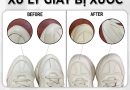 sơn lại giày bị tróc da