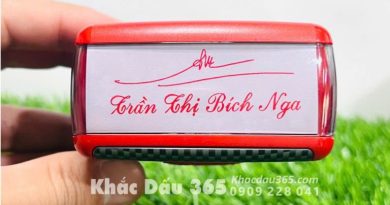 Khắc dấu chữ ký tại Hà Nội
