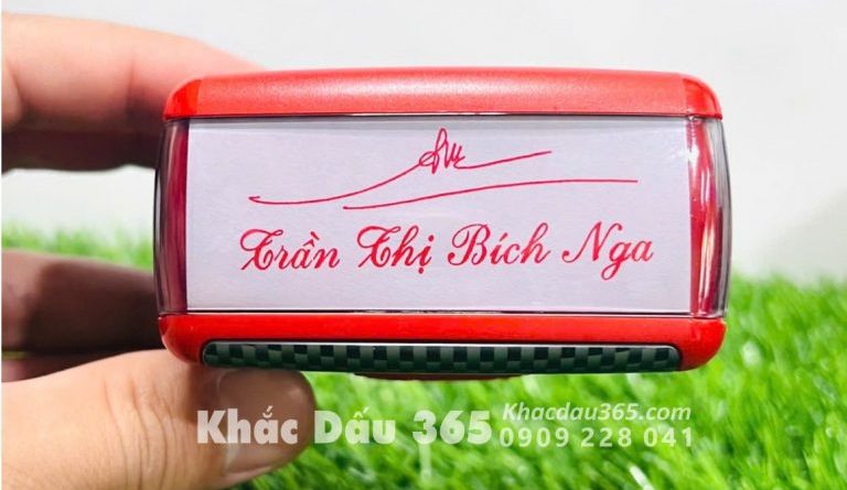 Khắc dấu chữ ký tại Hà Nội