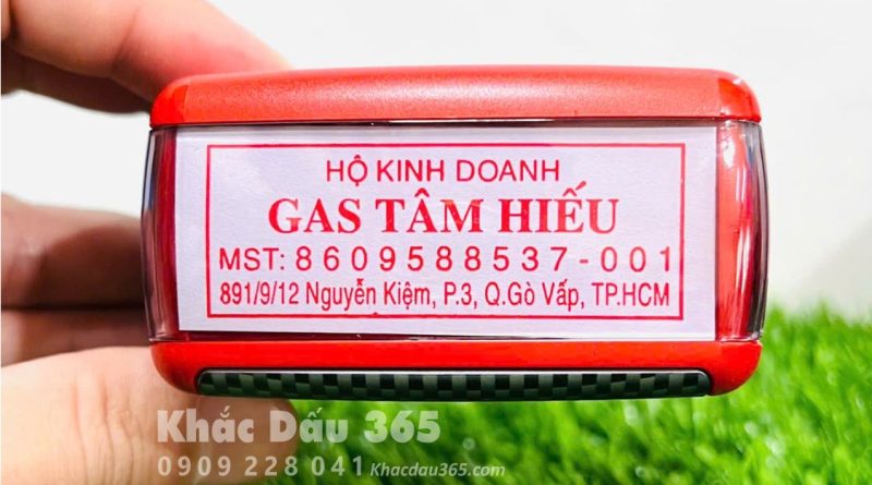 Khắc dấu phường Bình Phú