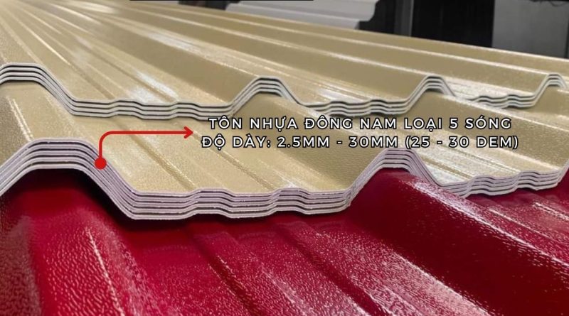 tôn nhựa PVC