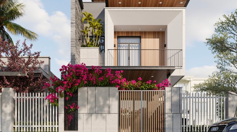 5x13m thiết kế nhà ống 2 tầng