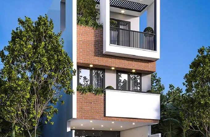 các mẫu nhà mặt tiền 5m đẹp