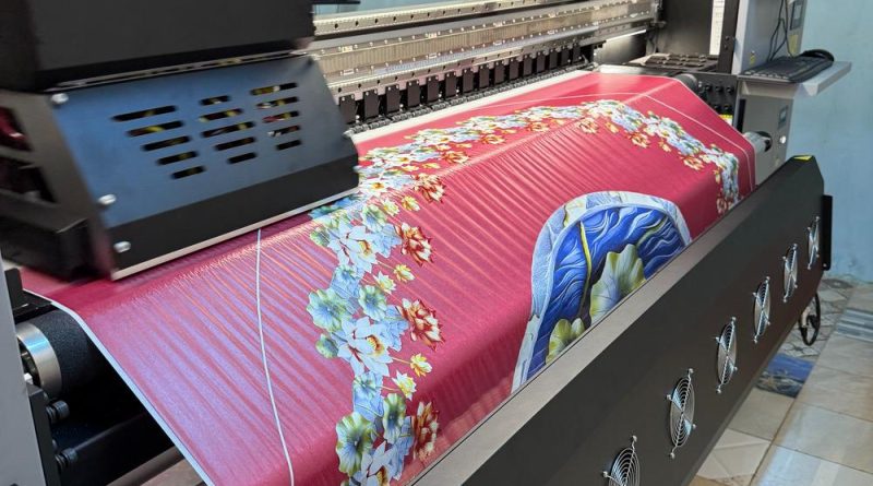 in họa tiết lên vải