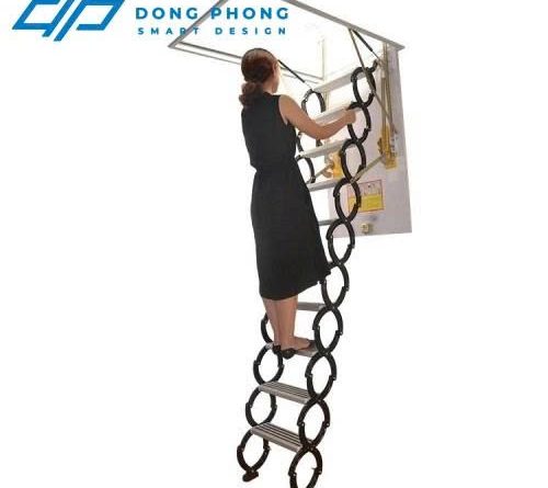 thang lên gác xếp