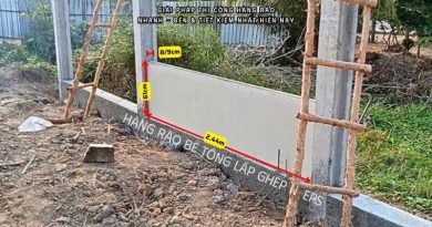 Tường rào bê tông nhẹ